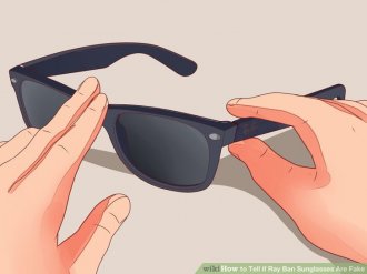 Image titled Tell if Ray Ban Sunglasses Are Fake Step 1