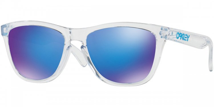 White oakley blue lenses