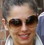 Cheryl Cole with oversized big sunglasses