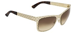 Ladies guci sunglasses, gold lattice