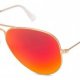 Red Ray Ban Aviators