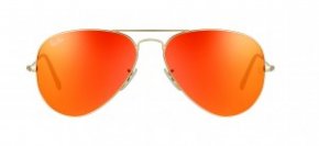 ray ban mirrored orange frames