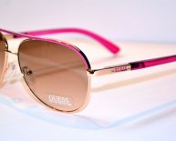 Hot Pink Aviator Sunglasses