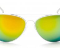 White Frame Aviators